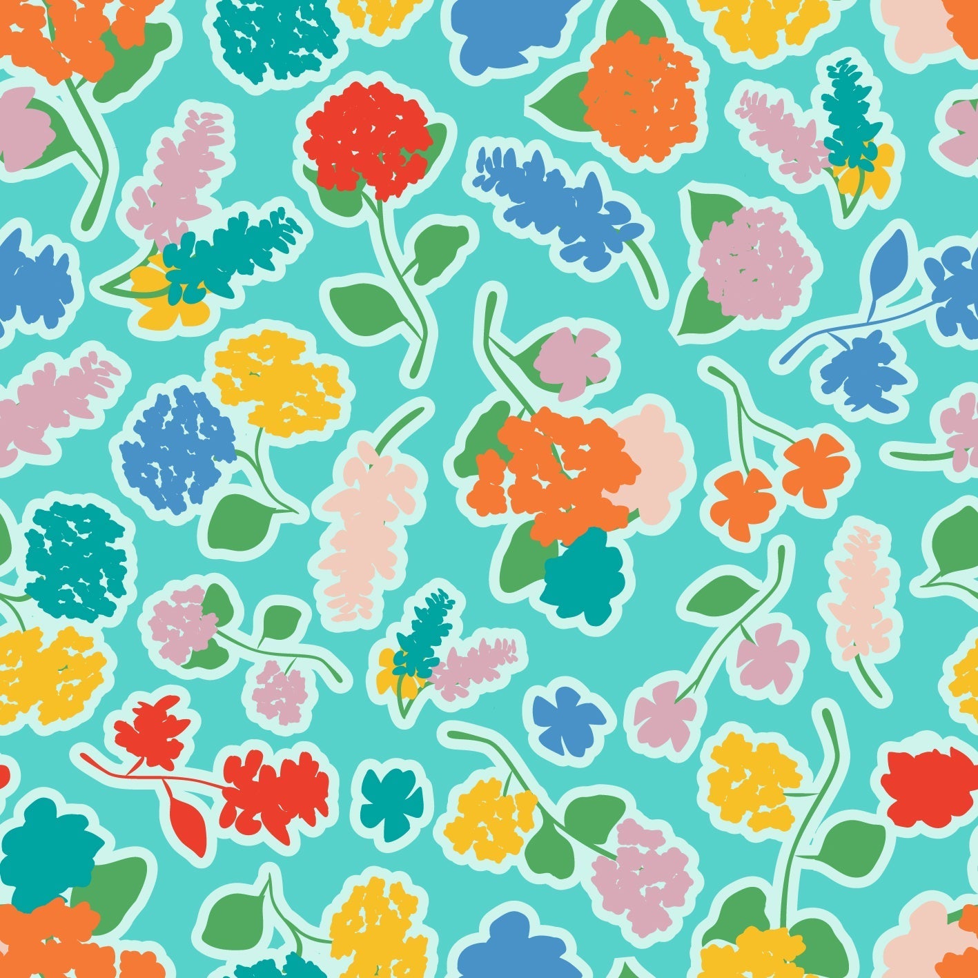 Front Yard Dopamine Drift - Bleached Aqua