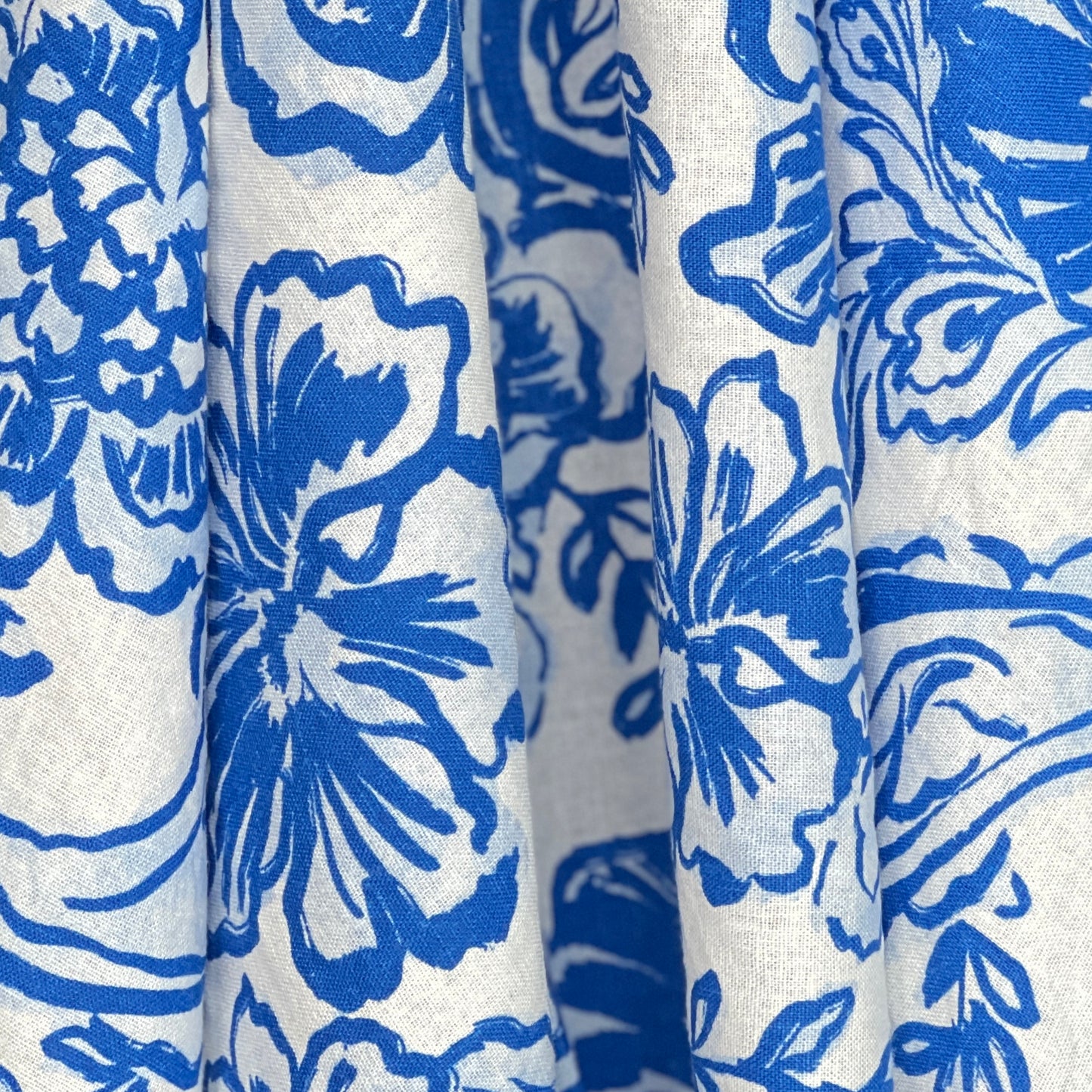 Matisse Blue Floral Linen