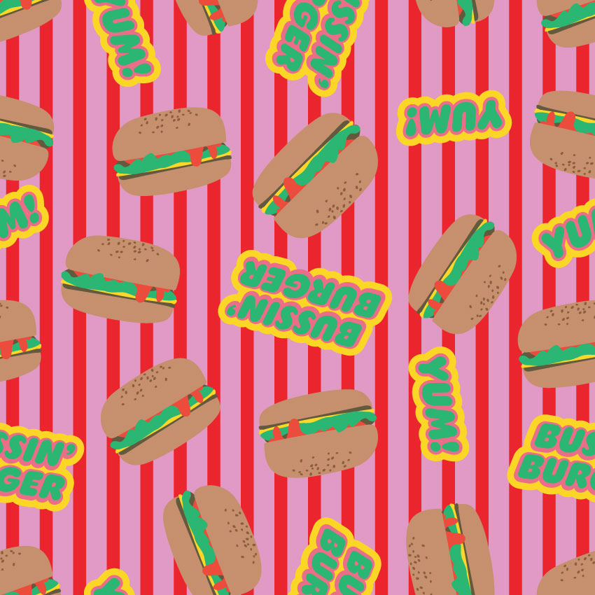 Next Gen Bussin' Burger Pink