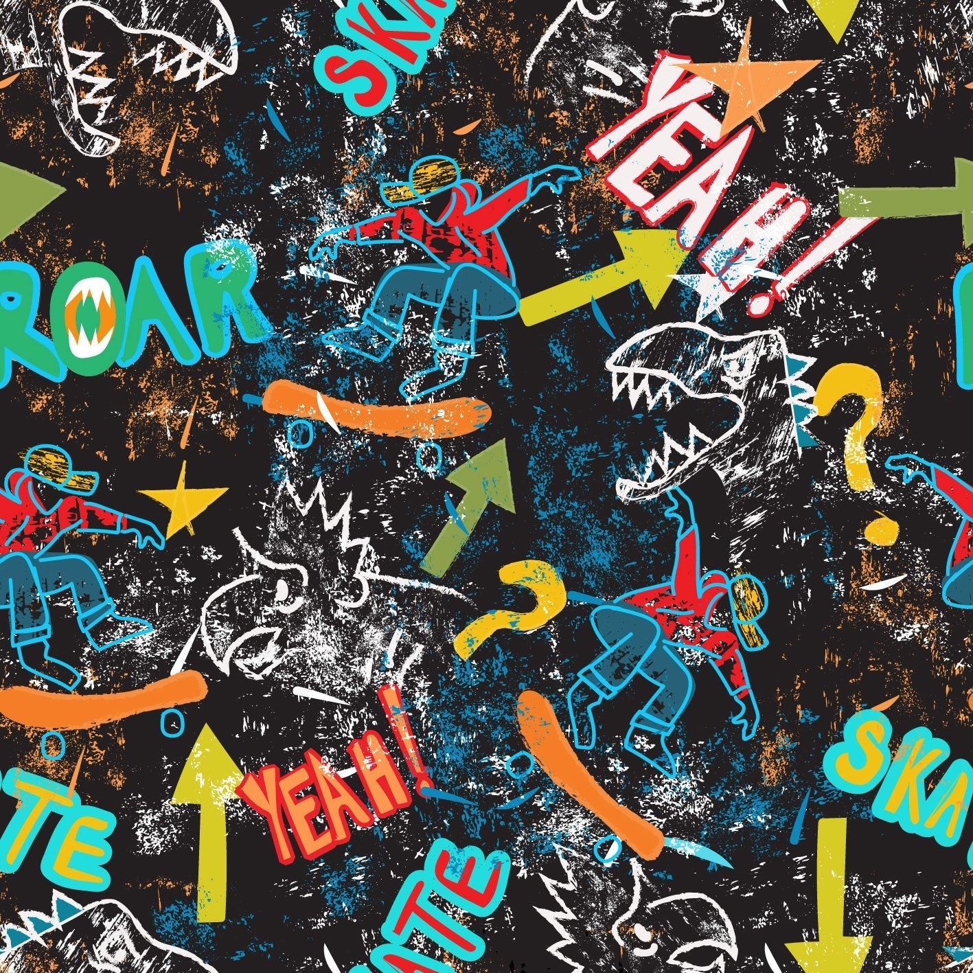 Skate Roar - Black