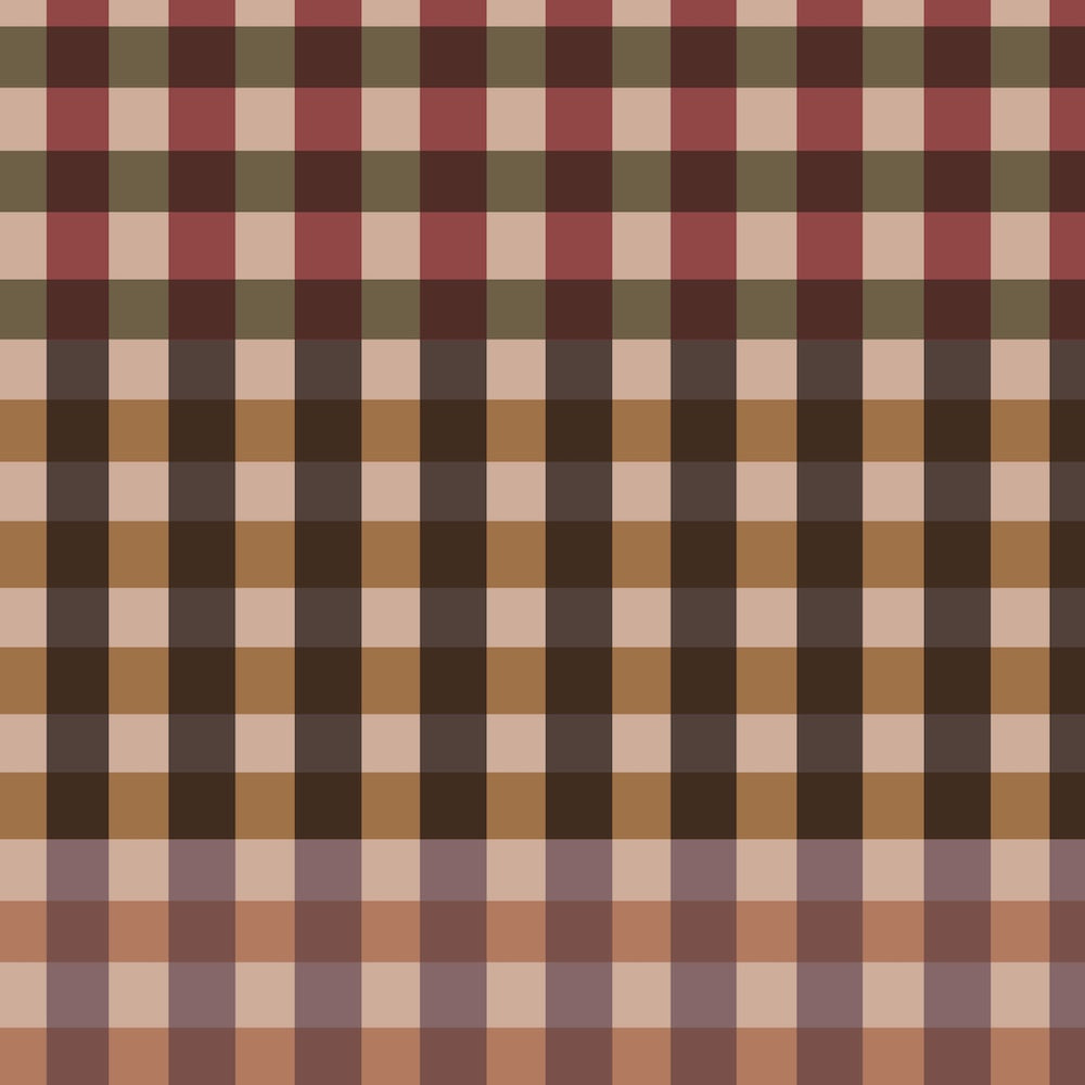 Stacked Gingham Amber Haze