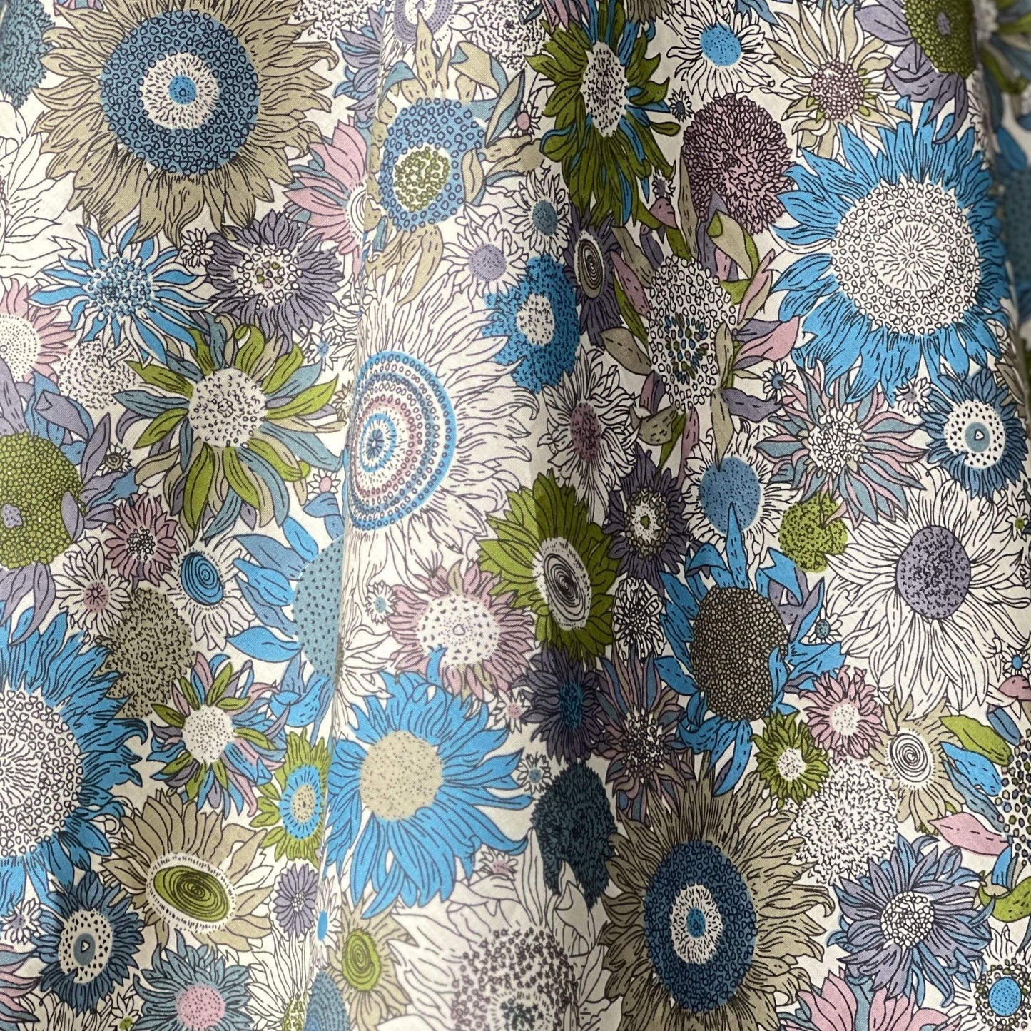 Wildflower Blue Lightweight Cotton