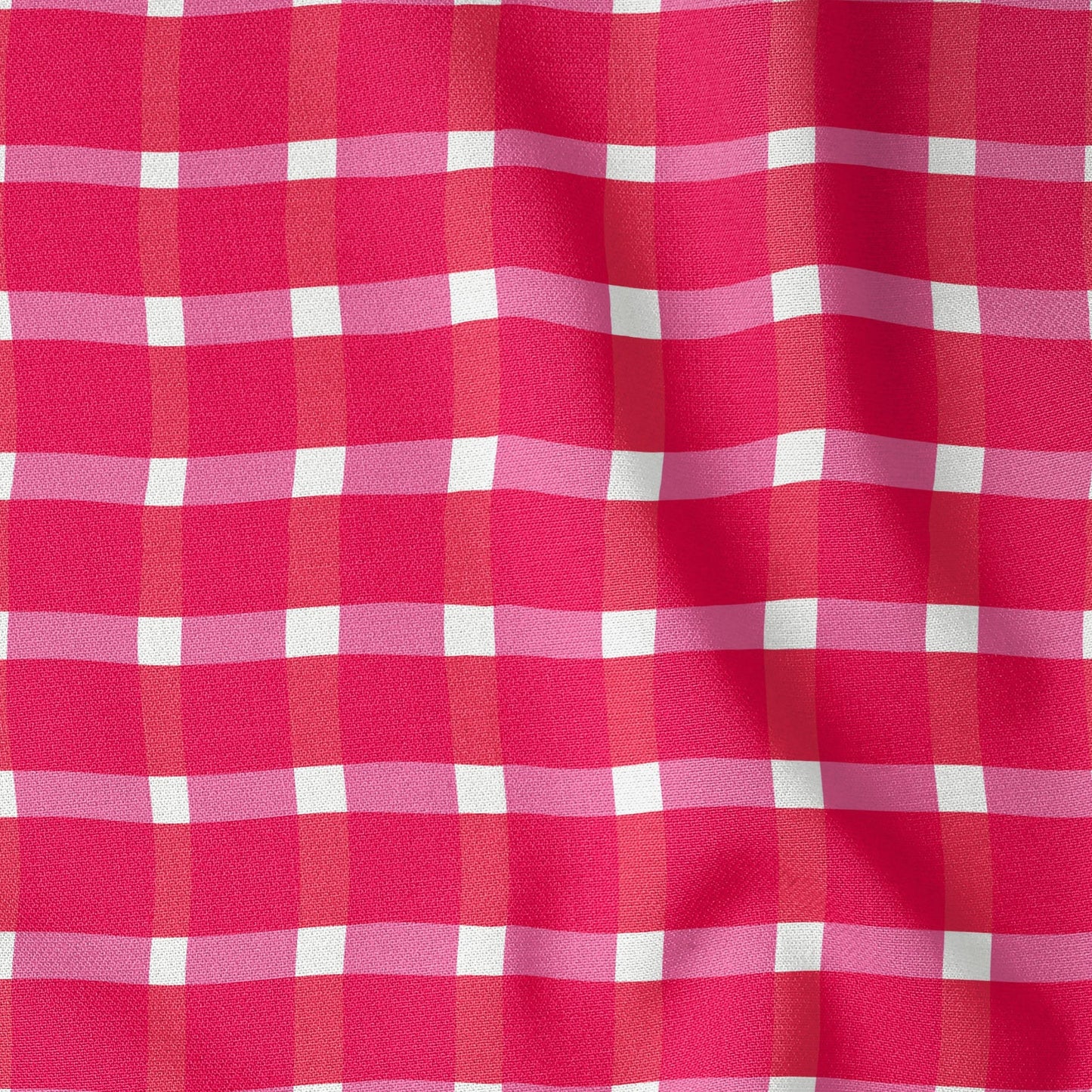 Christmas Gingham Diva Pink