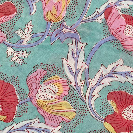 Pollen Block Print Mint