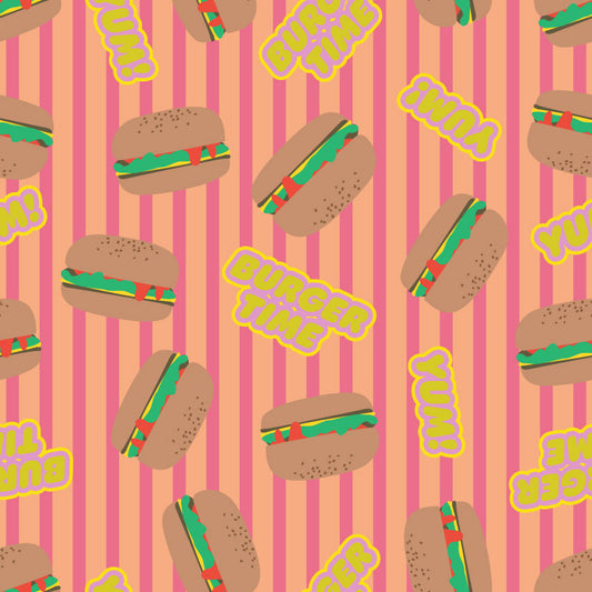 Burger Time Peach