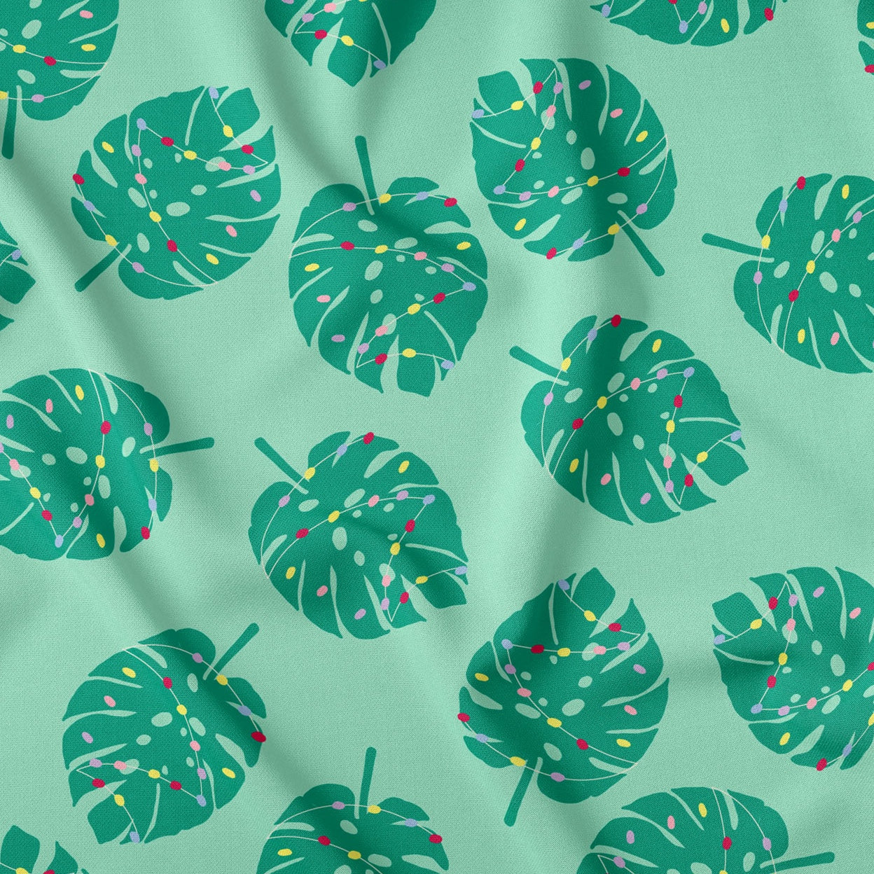 Monstera Christmas Vivid Green