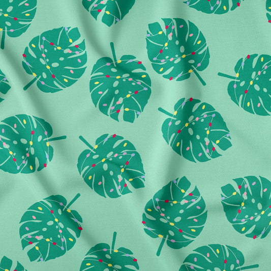 Monstera Christmas Vivid Green