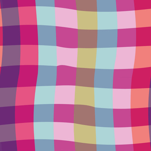 Cut Check Hyper Fuchsia