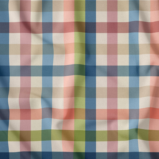 Jolie Check Blue Dawn