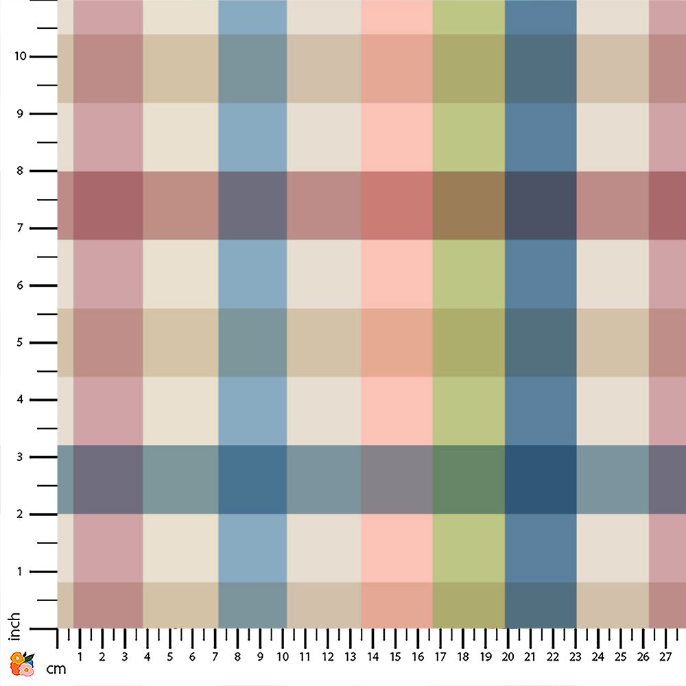 Jolie Check Blue Dawn