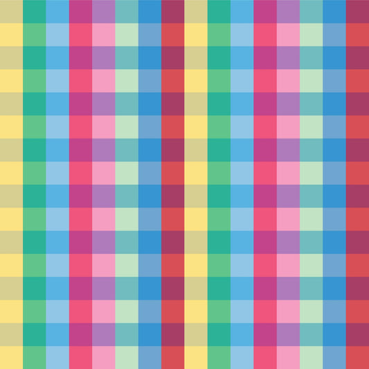 Jolie Gingham Fiestas Aqua