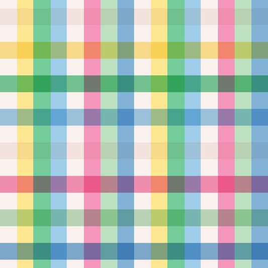 Jolie Gingham Fiestas White