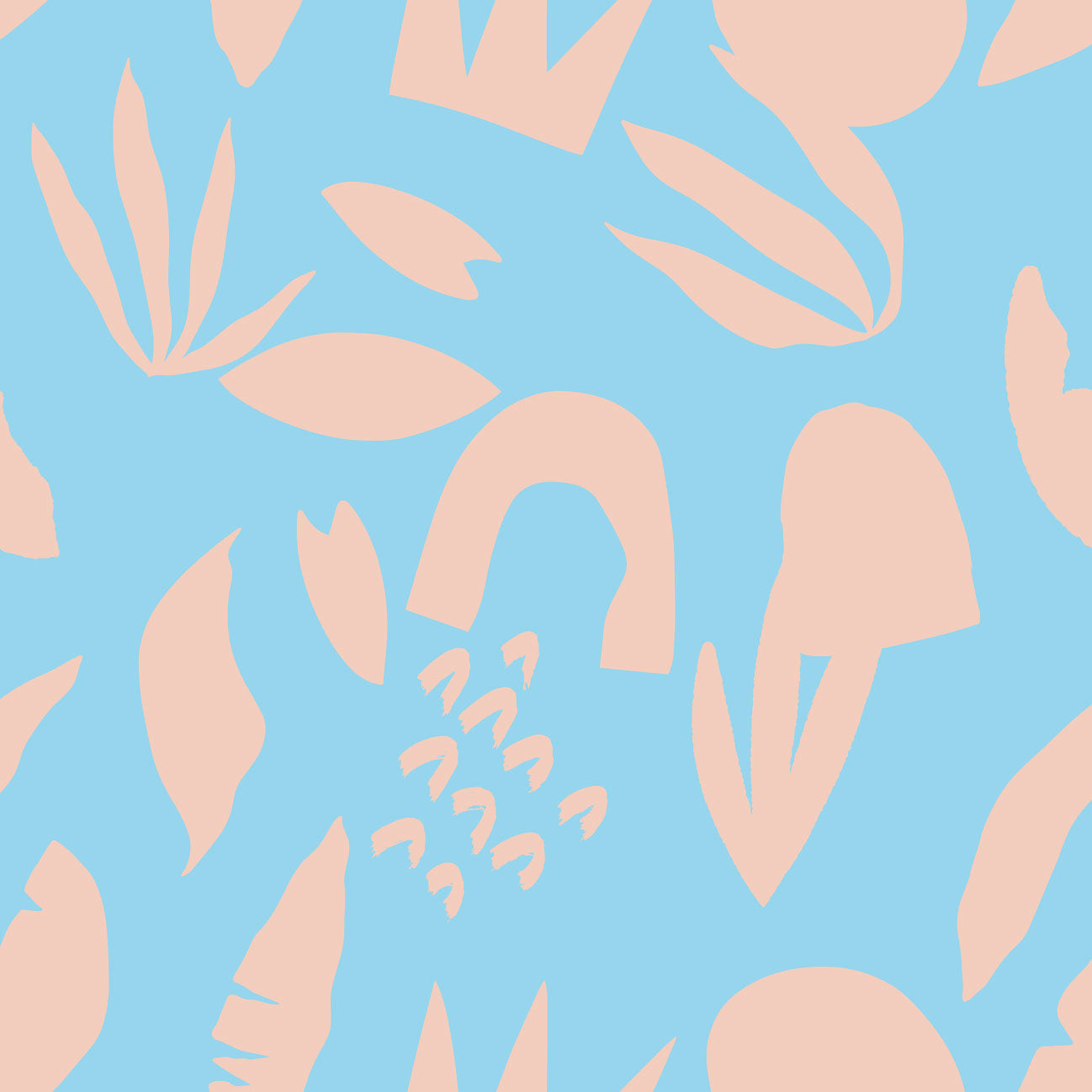 Kiewa Shapes Peach Tide Aqua