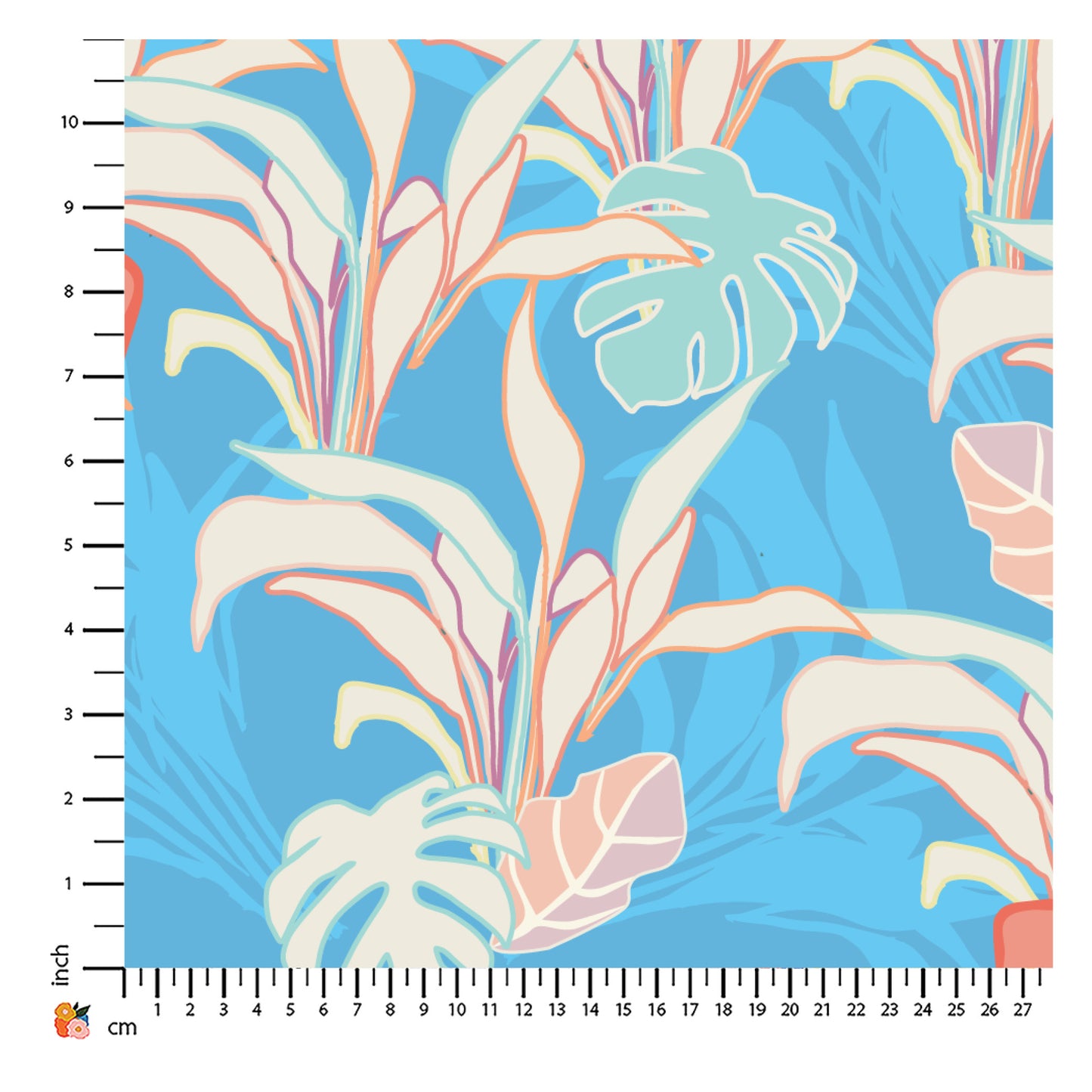 Paper Plants Absolute Azure