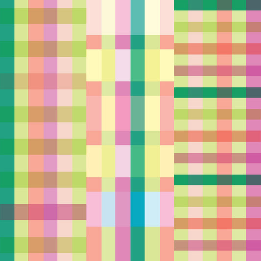 Mended Check Summer Bliss