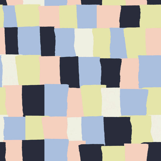 Picnic Parade Mini Cobblestone  - Navy Blazer