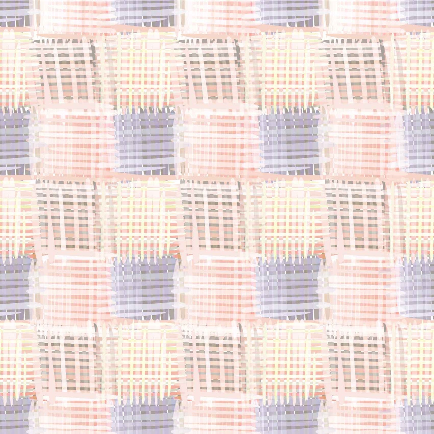 Muslin Check Gossamer Garden