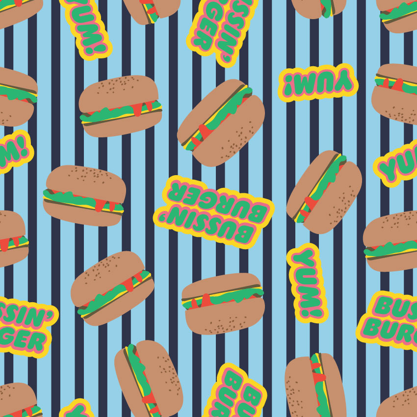 Next Gen Bussin' Burger Blue