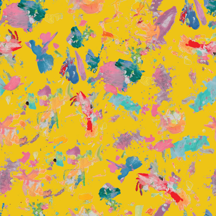 Hand-Painted Art Room Yellow