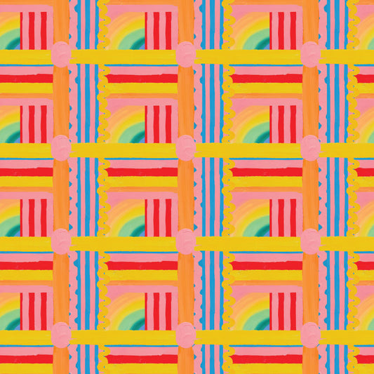 Hand-Painted Rainbow Out There