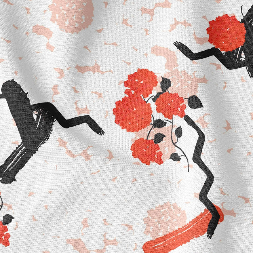 Hydrangea Mark Making Nasturtium