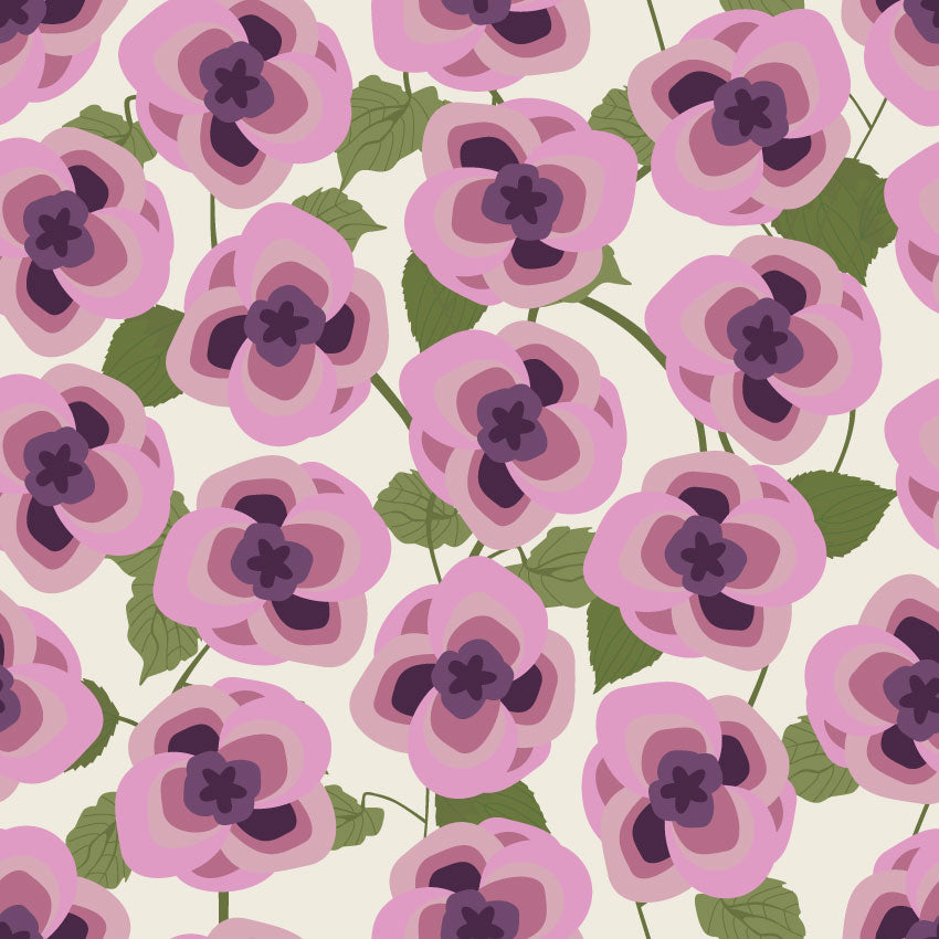 Picnic Parade Pansies Tapioca