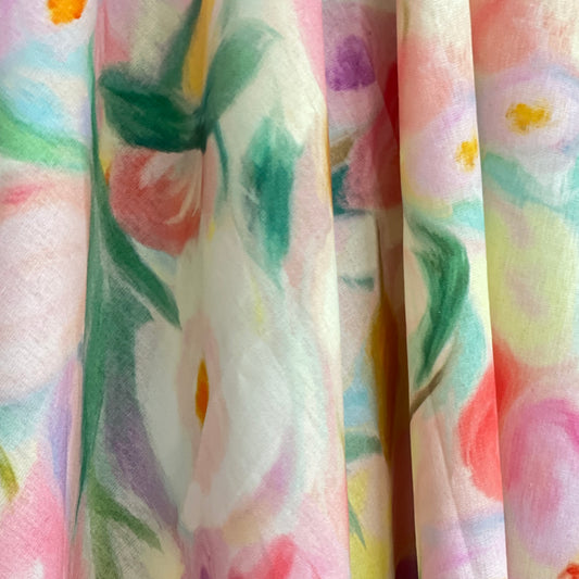Pastel Daze Floral Cotton Sample