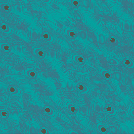 Large Pea Feather Mediterannea Vivid Green