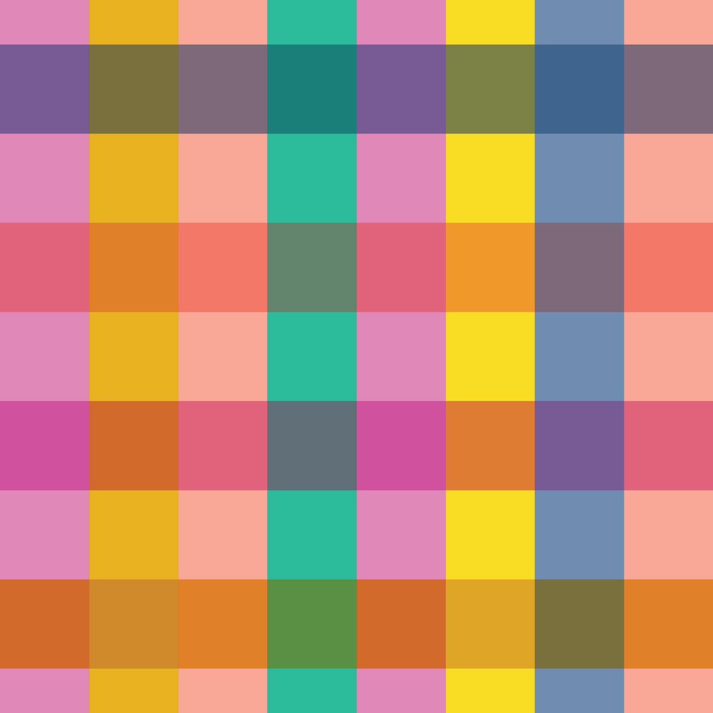 Picnic Check Summer Bliss Bright