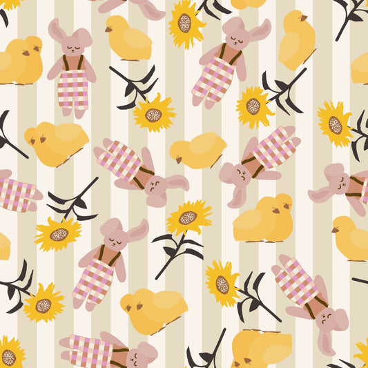 Picnic Parade Sleep Amongst the Sunflowers - Clouded Cream