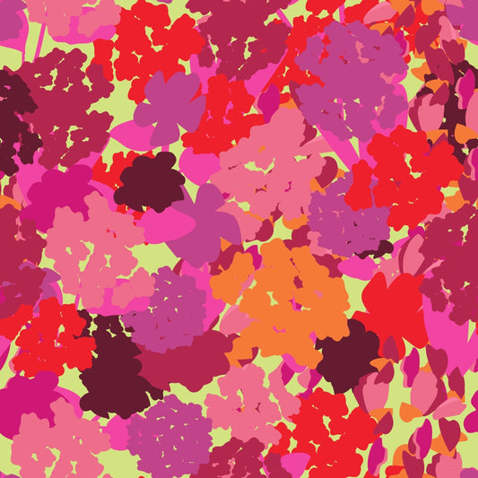 Soft Hydrangea Hyper Fuchsia - Citron