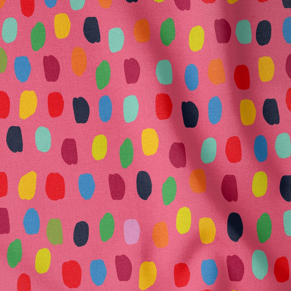 Spotted Out Dopamine Pink