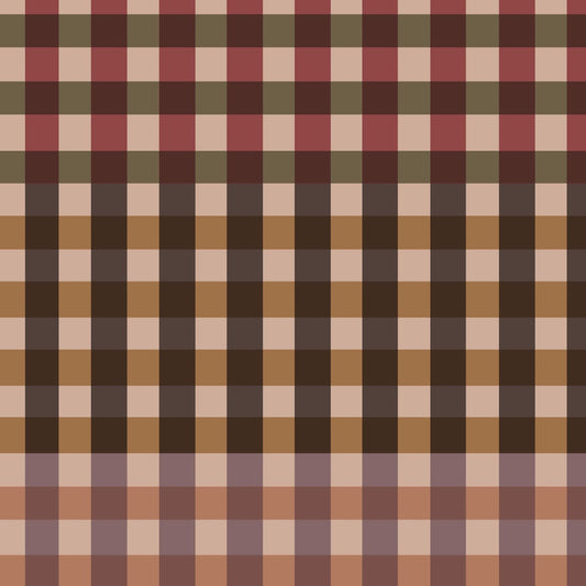 Stacked Gingham Amber Haze