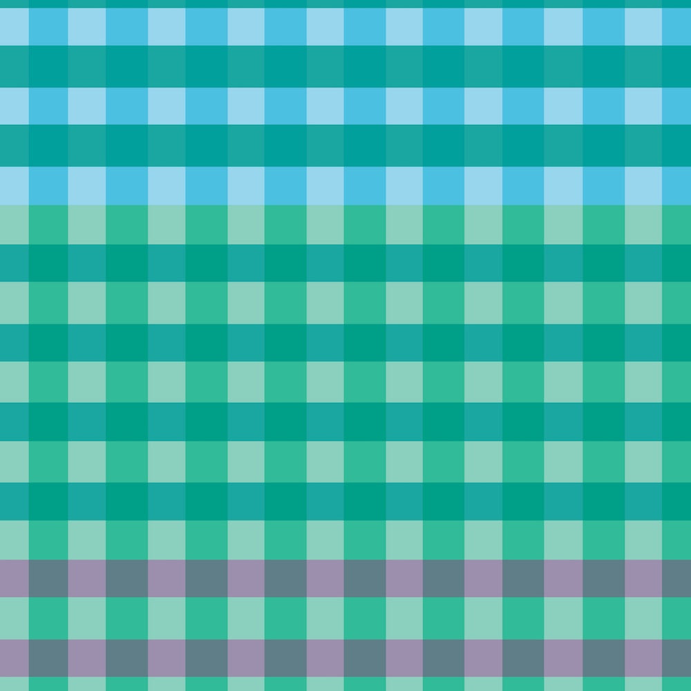 Stacked Gingham Dopamine Drift - Vivid Green