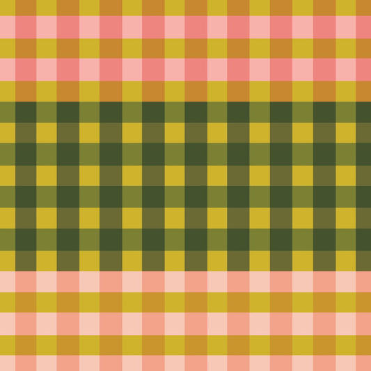 Stacked Gingham Terra Solis - Cypress Pink