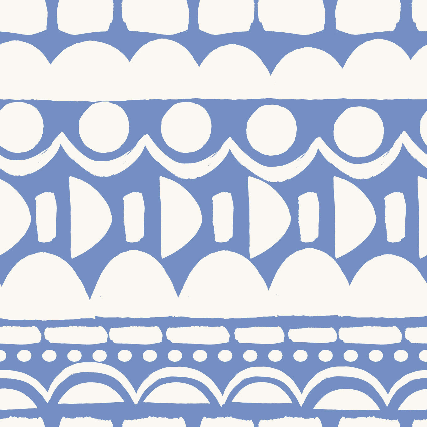 Stampa Gossamer Garden Ecru - Mountain Bluebird