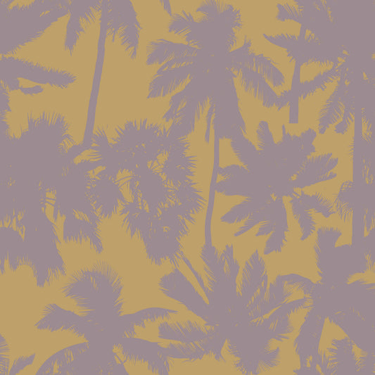 Stencil Palm Amber Haze