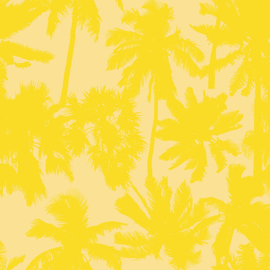 Stencil Palm Summer Bliss Yellow