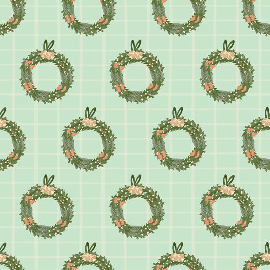 Wreath And Ribbon Veiled Vista