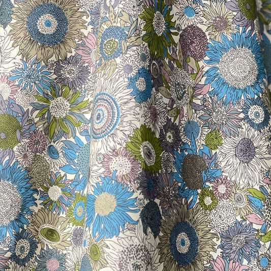 Wildflower Blue Lightweight Cotton