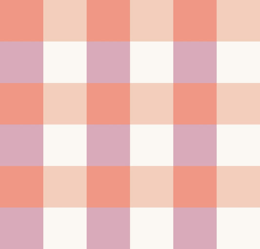 Simple Gingham Gossamer Garden Lilac