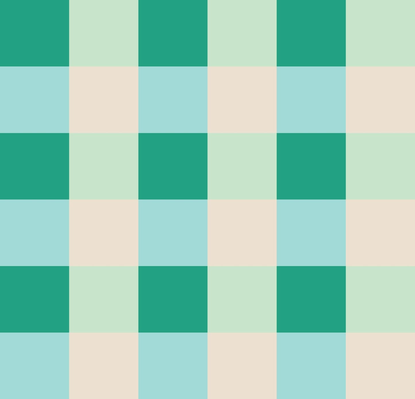 Simple Gingham Summer Bliss Minty Lime