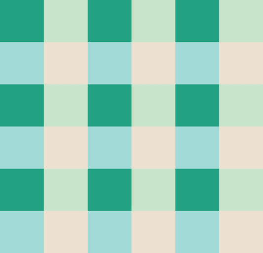 Simple Gingham Summer Bliss Minty Lime