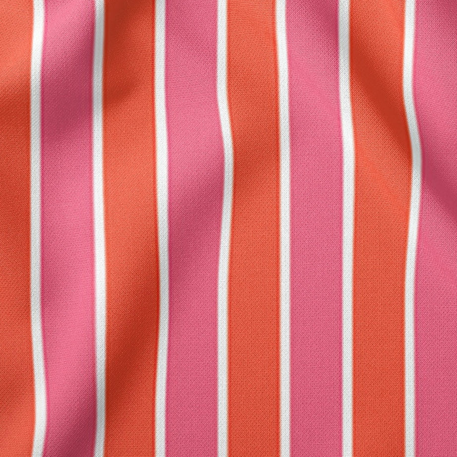 The Bold One Stripe Nasturtium & Rose