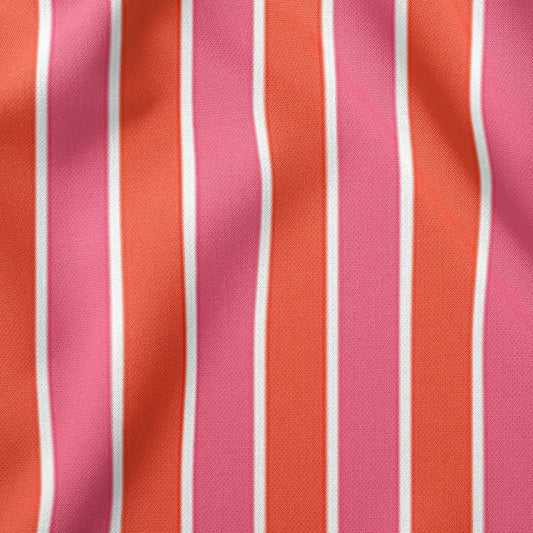 The Bold One Stripe Nasturtium & Rose