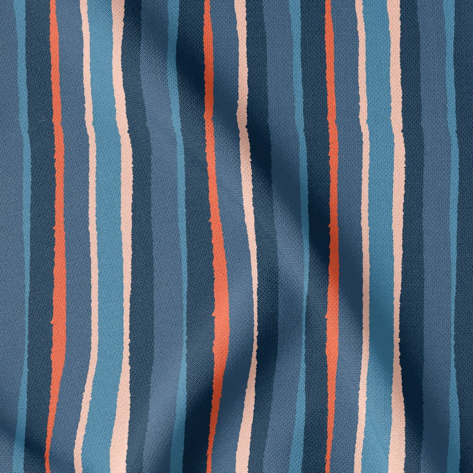 Marker Stripe Majolica Blue